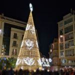 スペイン短期滞在2023-2024　マラガ2　クリスマスライトアップ@カイエラリオス Calle Larios